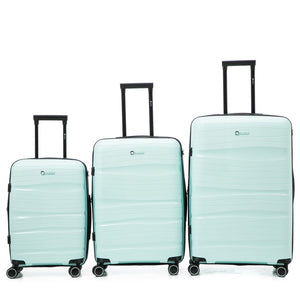 Combo 1 Maleta Cabina S + 1 Maleta Kippi M Wavy Menta