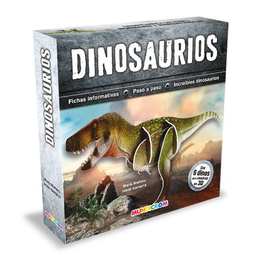 Libro con fichas informativas - Dinosaurios
