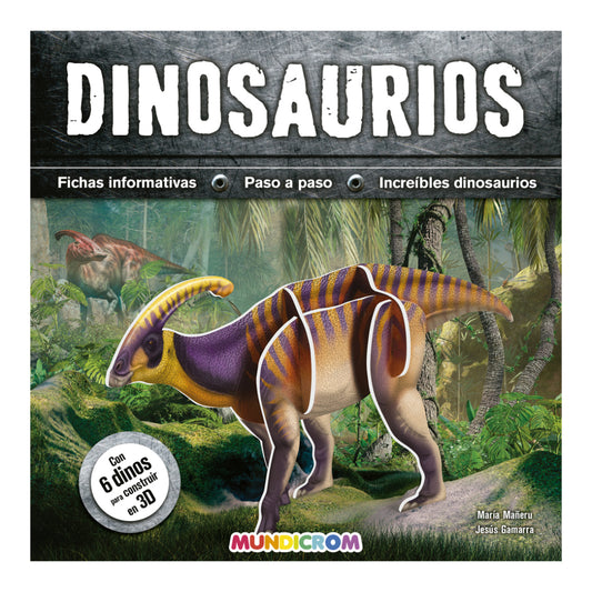 Combo 1 libro 101 Dinosaurios + 1 Libro con fichas informativas - Dinosaurios