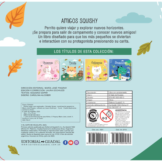 Perrito Juega A Ser Explorador - Amigos Squishy