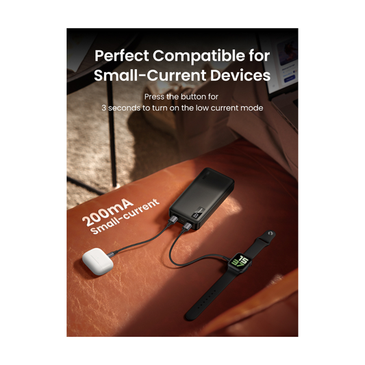 Combo: Bateria Portatil 20.000mAh UGREEN PB312 + Fabric Micro USB Cable 2m Black