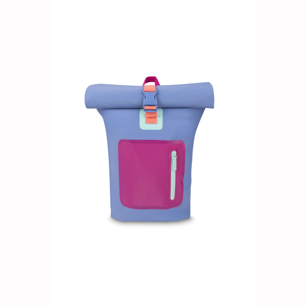 Mochila Cooler Impermeable 15Lt Morada