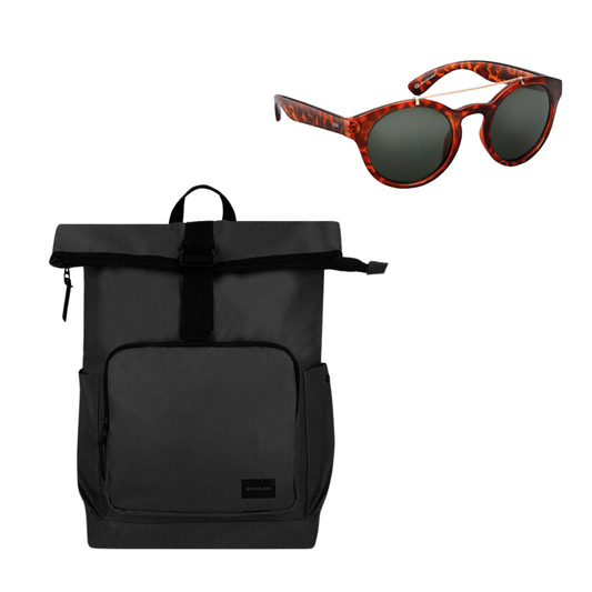 Combo 50% OFF Mochila Preston Negra + Lentes de sol Rotter & Krauss