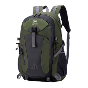 Mochila Viaje y Outdoor. 33L. Black-Green-Grey