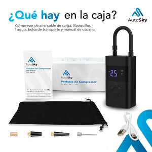 Compresor de aire y Power Bank AAC-101