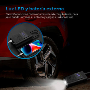 Compresor de aire y Power Bank AAC-101