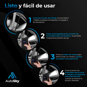 Compresor de aire y Power Bank AAC-101