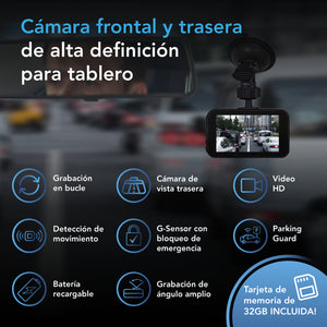 Cámara de seguridad delantera y trasera ADC 101