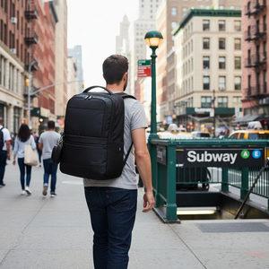 Mochila de Viaje Viral (Cabina). Resistente al Agua. 23L Antirrobo. Airpack Premium. Negra