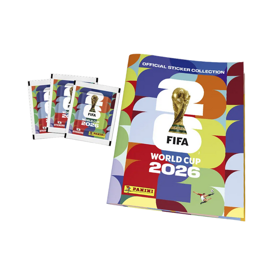 MUNDIAL FUTBOL 2026 - Album Tapa Blanda + 3 Sobres + Carpeta Coleccionable Adrenalyn