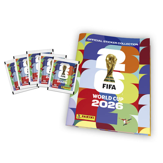 Pack Álbum Tapa Blanda+5 Sobres Mundial Fútbol FIFA 2026