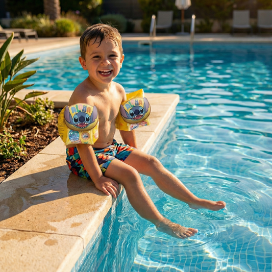 Alitas Flotadoras Niños 3D Stitch