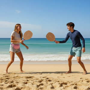 Combo Set Paletas Premium de Playa Rosado y Banano Silicona Rosado