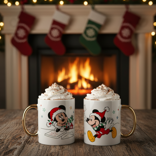 Set Tazas Duo 350ml Navidad Disney Classic