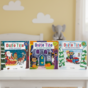 Combo Osito Tito Feliz Navidad Osito Tito Un Día En La Nieve y Osito Tito La Casa Encantada