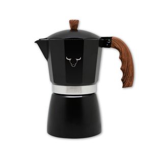 Cafetera Italiana Wayu 450 ml + 2 Tazas Térmicas Doble Pared 270 Ml