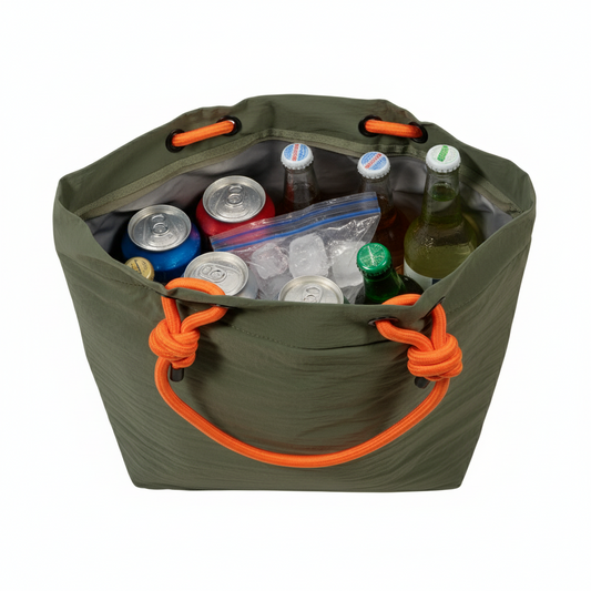 Bolso Cooler Impermeable 16.5Lt Verde Oliva