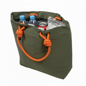 Bolso Cooler Impermeable 16.5Lt Verde Oliva Con Cierre