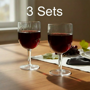 Combo 6 Copas Acrílicas para Vino 440 ml — 3 Sets de 2 Unidades