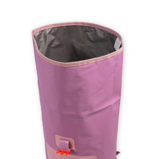 Combo 2 Mochilas Cooler Impermeable 15Lt Malva y Gris