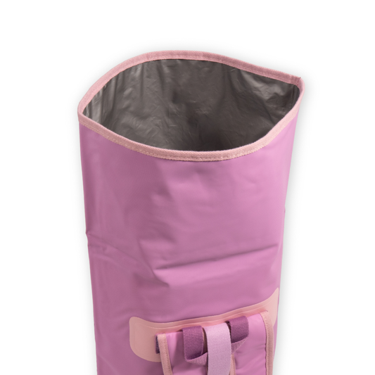 Combo 2 Mochilas Cooler Impermeable 15Lt Celeste y Malva