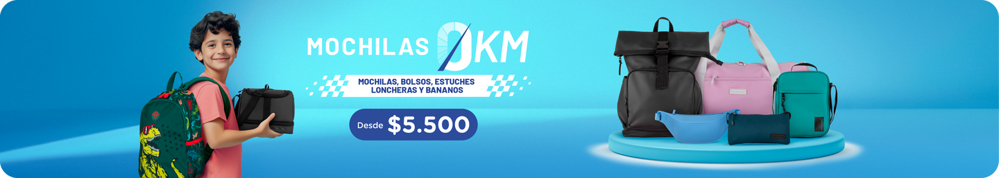 Mochilas cero kilómetro: loncheras, bolsos, estuches y bananos desde $5.500. 