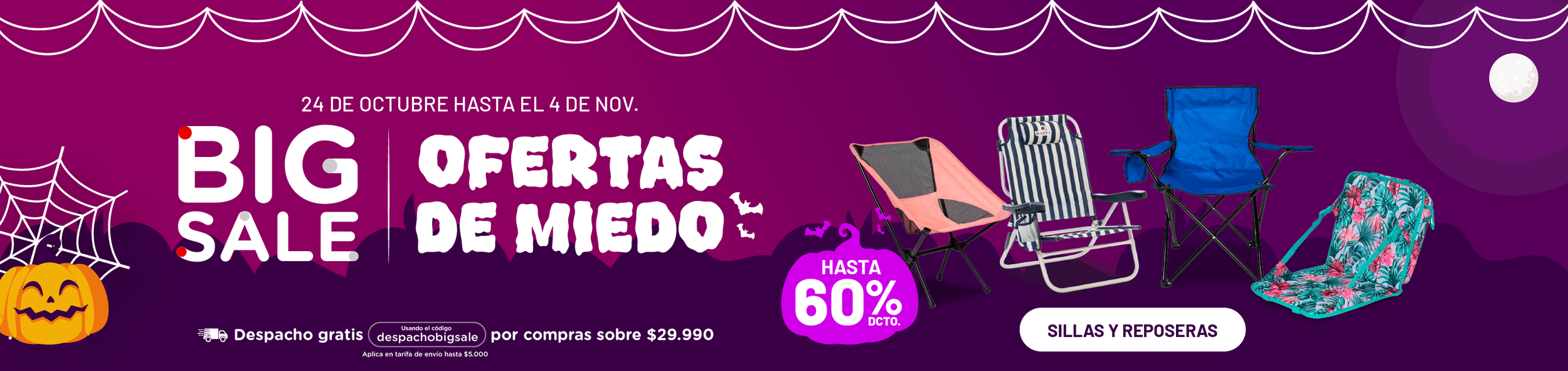 Sillas y Reposeras