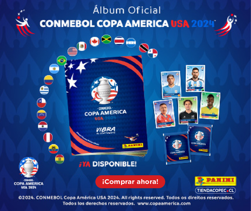 Albúm oficial Conmebol Copa America ven a coleccionar la pasión de un continente entero