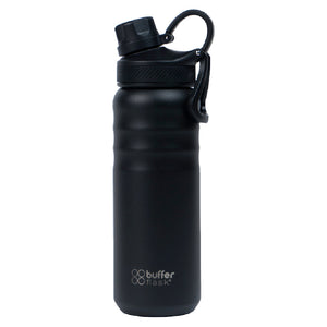 Combo Oracle Red Bull Racing: Jockey Negro Logo Blanco + Botella Térmica Buffer 700 ml