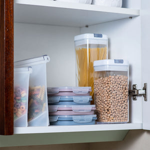 Combo 4 Bolsas de Silicona Reutilizables 1500 ml Blancas