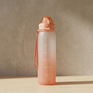 Botella Medidas Rubber 1 L Keep Coral