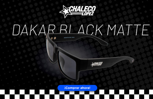 Lentes de Sol Chale Lopez Dakar Black Matte Negro
