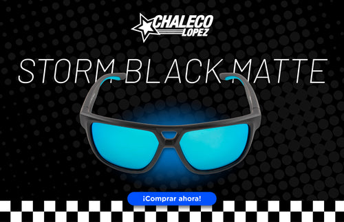 Lentes de Sol Chale Lopez Storm Black Matte Morado