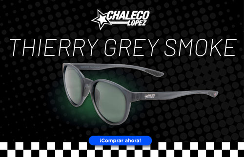 Lente De Sol Chaleco Lopez Thierry Grey Smoke Verde