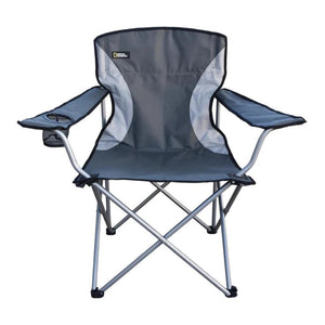Silla Plegable Camping Acolchada Denver Gris National Geographic