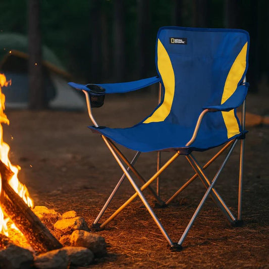 Silla Plegable Camping Acolchada Denver Azul National Geographic
