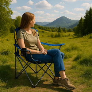 Silla Plegable Camping Acolchada Denver Azul National Geographic