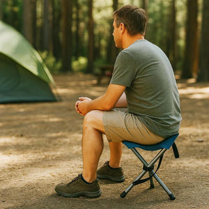 Piso Plegable Camping New Jersey Azul National Geographic
