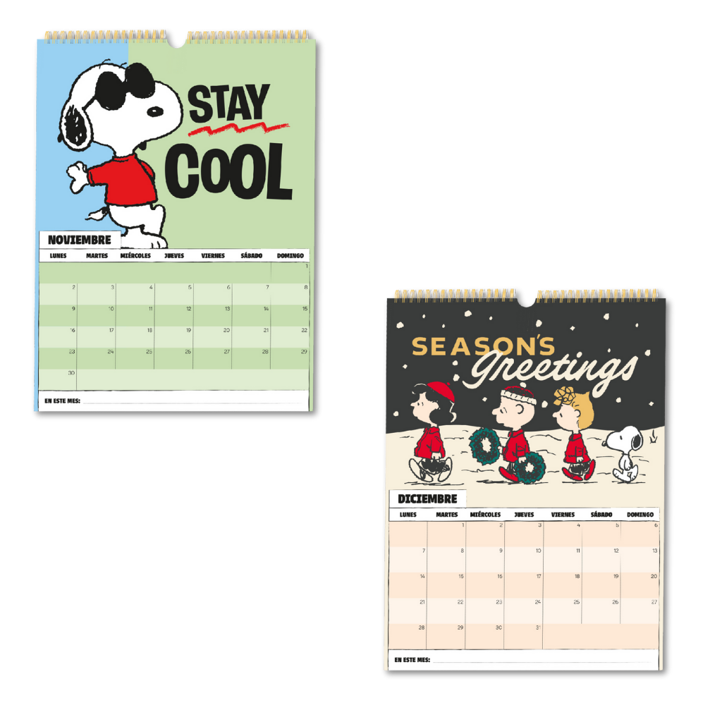 Calendario 2026 Snoopy Tienda Copec calendario-2026-snoopy-tienda-copec
