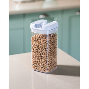 Canister Hermético A Presión 1.200 Ml Blanco