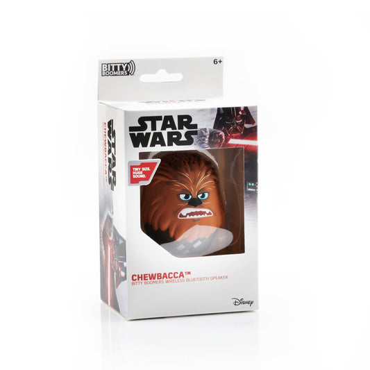 Parlante Bluetooth Portátil Chewbacca Star Wars Bitty Boomers