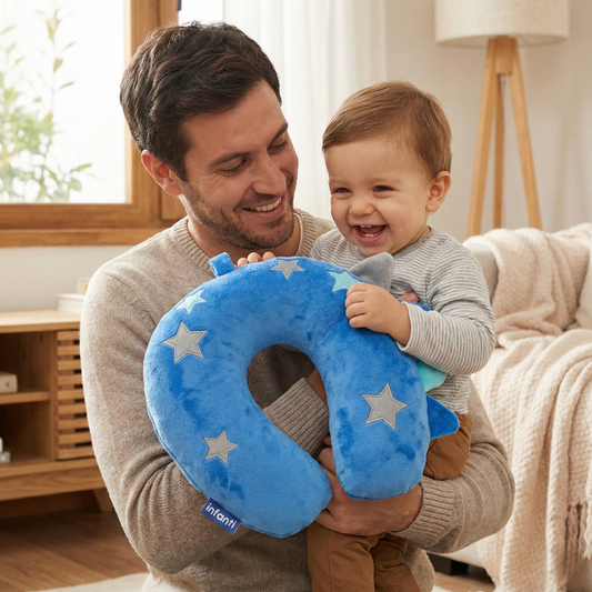 Cojín Para El Cuello Azul Infanti