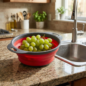 Colador Plegable Silicona 24 Cm Pro Outdoor