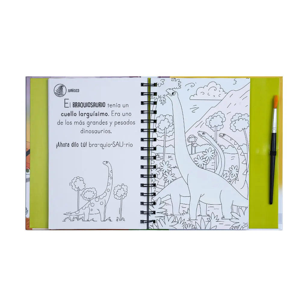 Coloreando Con Agua: Dinosaurios