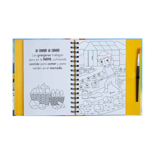 Coloreando Con Agua: Granja