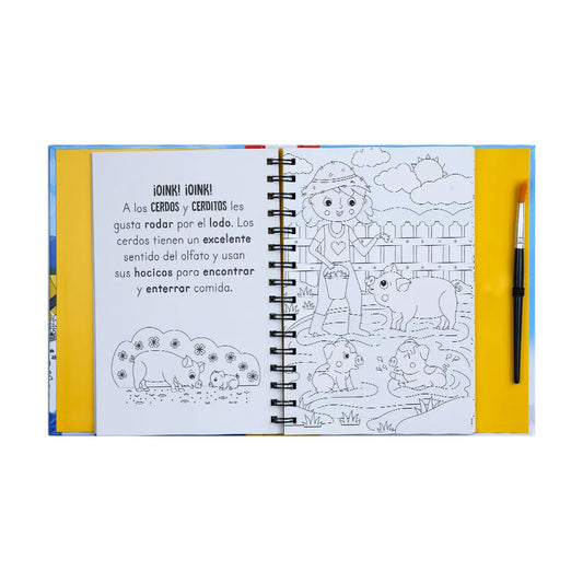 Coloreando Con Agua: Granja