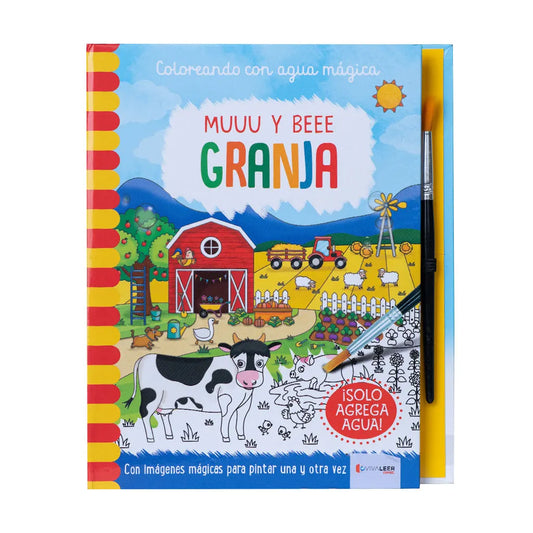 Coloreando Con Agua: Granja