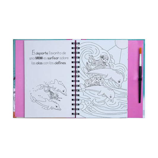 Coloreando Con Agua: Sirenas