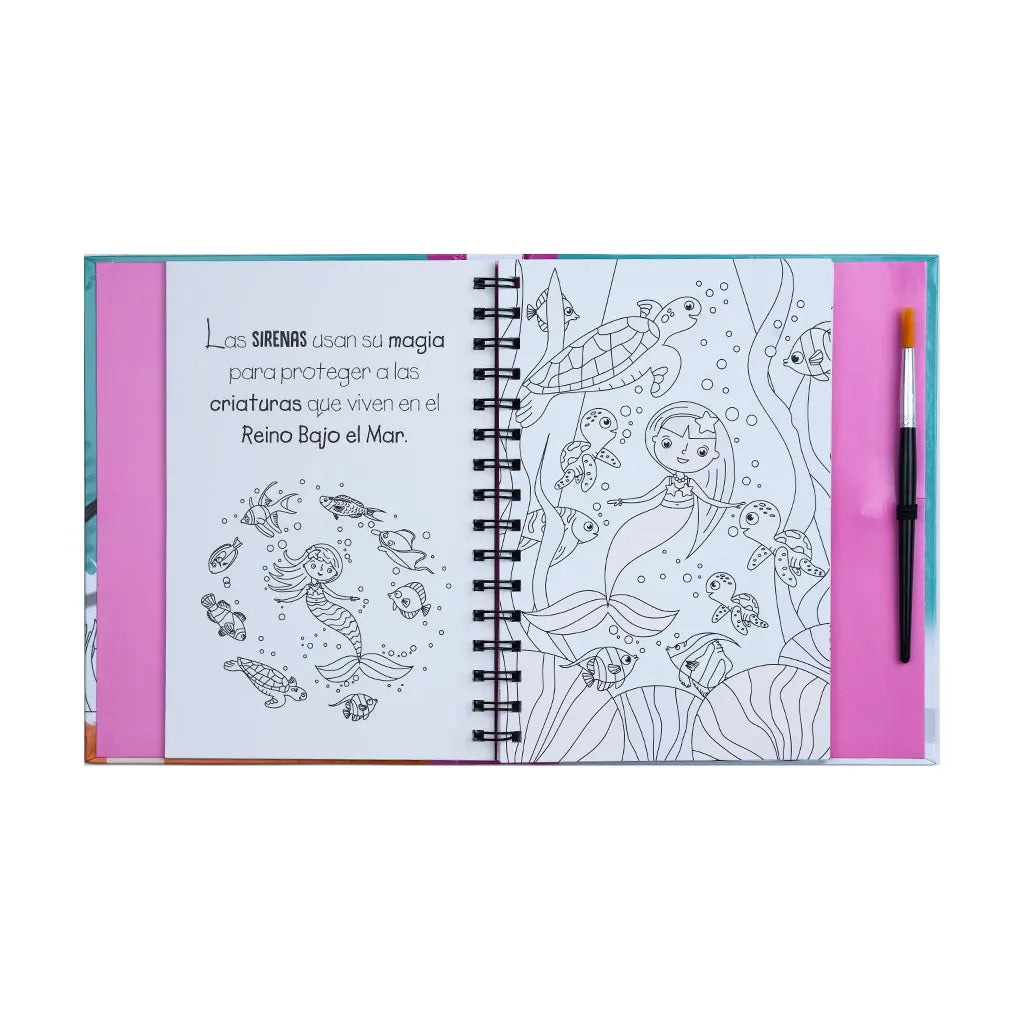 Coloreando Con Agua: Sirenas