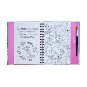Coloreando Con Agua: Sirenas
